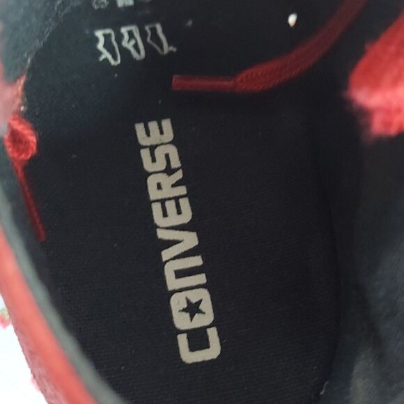 Converse Chuck Taylor All Star Lux Mid Dahlia Hidden Wedge Sneakers Sz 8 - Picture 9 of 9